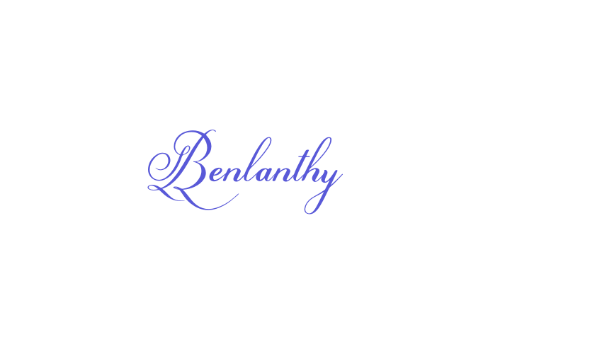 Benlanthy Font Download