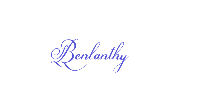 Benlanthy Font Download