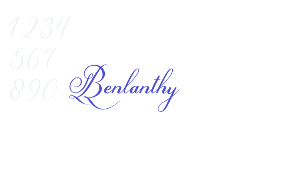 Benlanthy font download