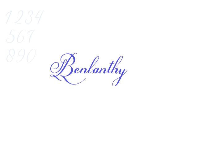 Benlanthy font download