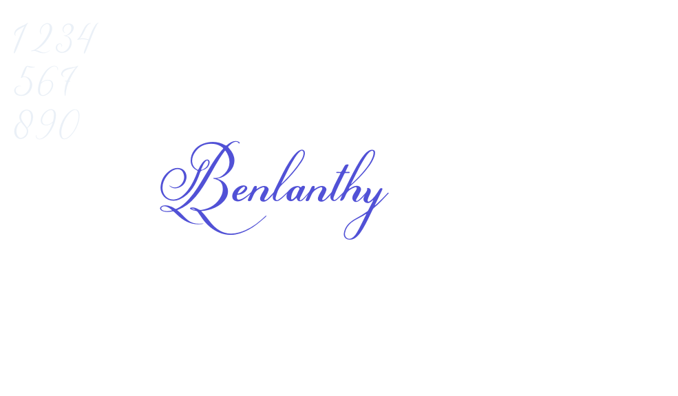 Benlanthy-font-download