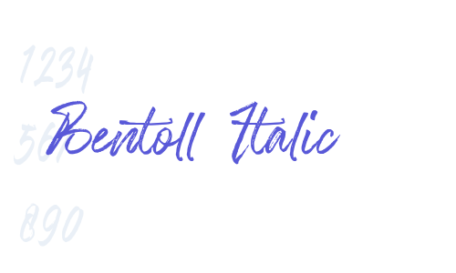 Bentoll Italic Font Download