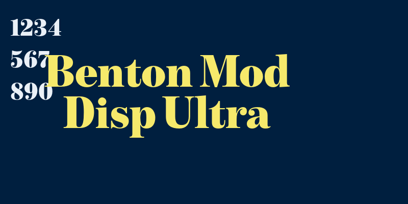 Benton Mod Disp Ultra