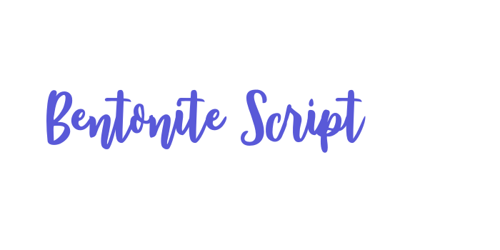 Bentonite Script Font Download