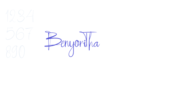 Benyoritha font free