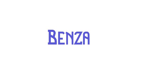 Benza Font Download