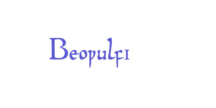 Beowulf1 Font