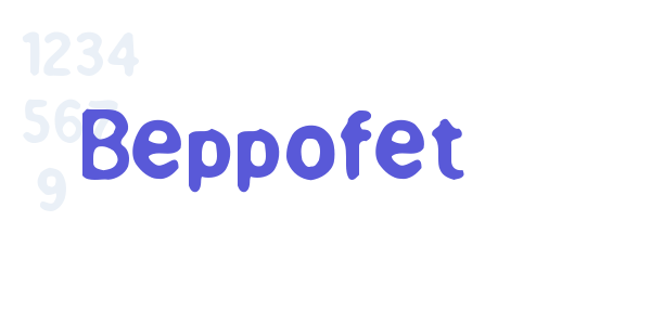 Beppofet font free