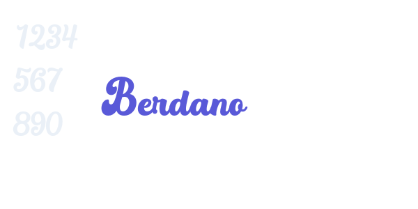 Berdano font free