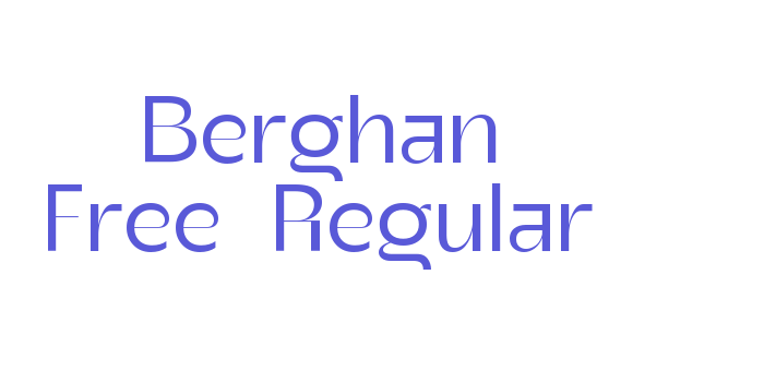 Berghan Free-Regular Font Download