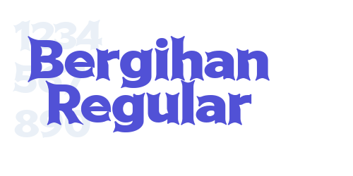 Bergihan Regular-font-download