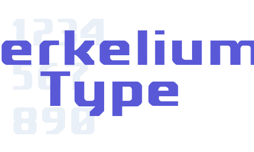 Berkelium Type Font Download