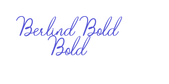 Berlind Bold Bold Font Download