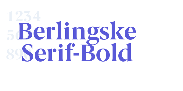 Berlingske Serif-Bold font free