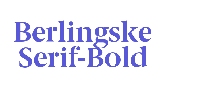 Berlingske Serif-Bold Font