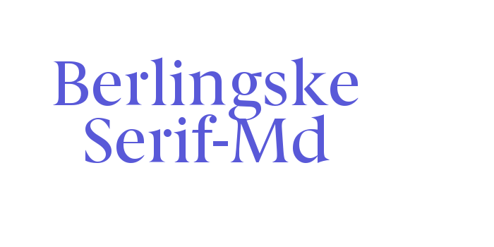 Berlingske Serif-Md Font Download