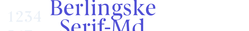 Berlingske Serif-Md-font