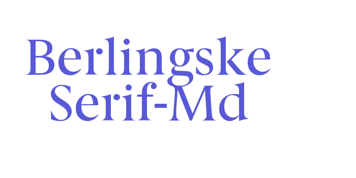 Berlingske Serif-Md Font