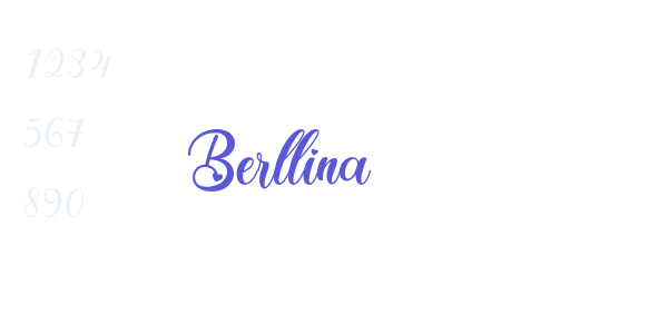 Berllina font free