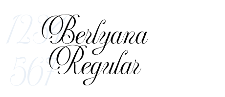 Berlyana Regular