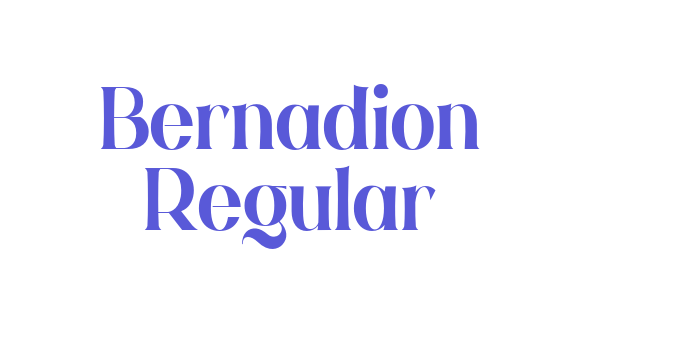 Bernadion Regular Font Download