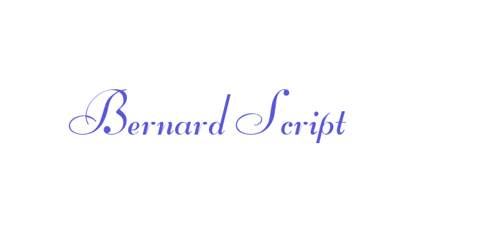 Bernard Script Font Download