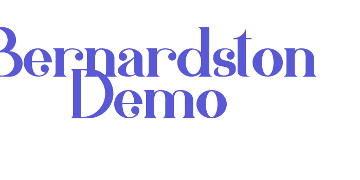 Bernardston Demo Font Download