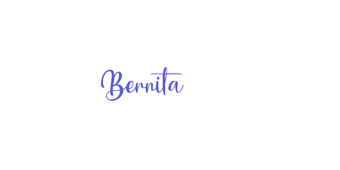 Bernita Font Download