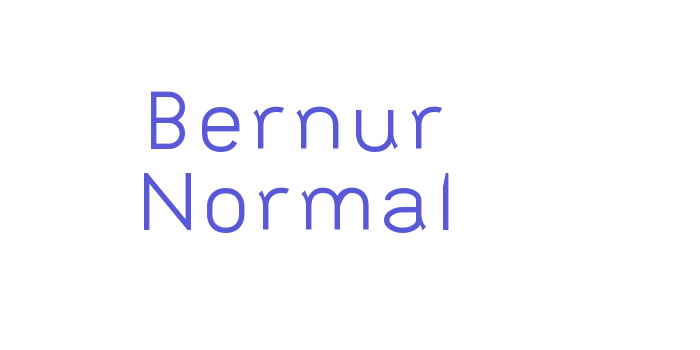 Download Bernur Normal Font