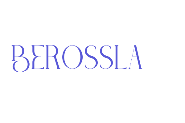 Berossla Font