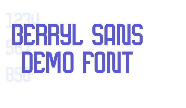 Berryl Sans DEMO font font free