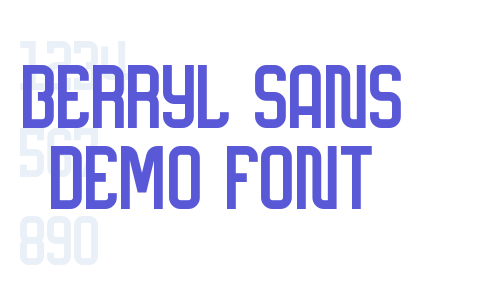 Berryl Sans DEMO font Font