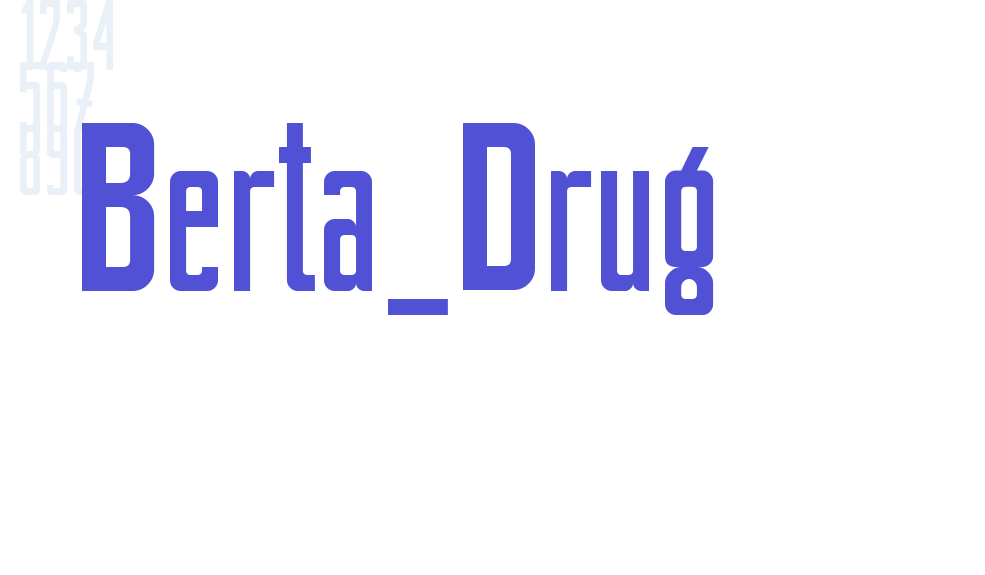 Berta_Drug-font-download