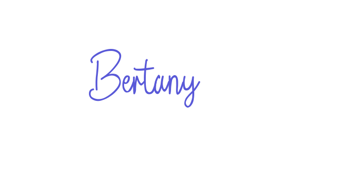 Bertany Font Download