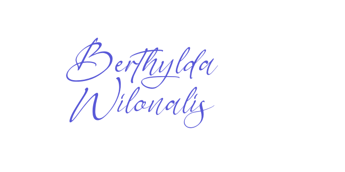 Berthylda Wilonalis Font Download