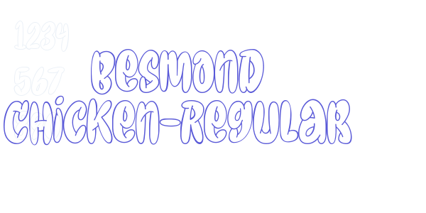 Besmond Chicken-Regular font free