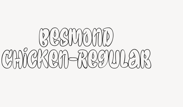 Besmond Chicken-Regular Font