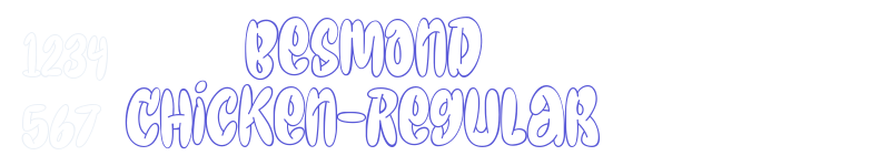 Besmond Chicken-Regular-related font