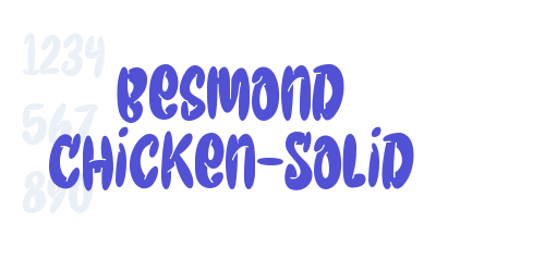 Besmond Chicken-Solid-font-download