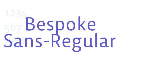 Bespoke Sans-Regular font free