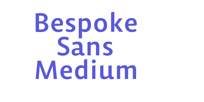 Bespoke Sans Medium Font Download