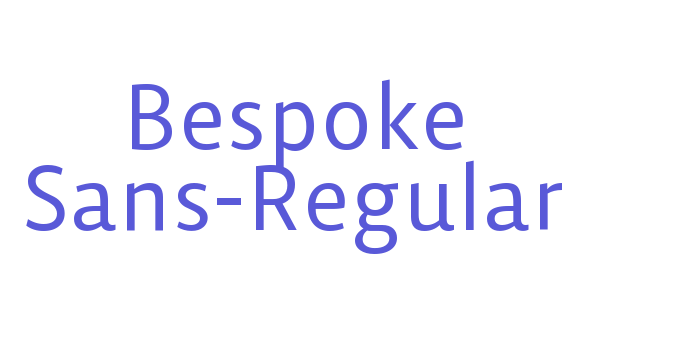 Bespoke Sans-Regular Font Download