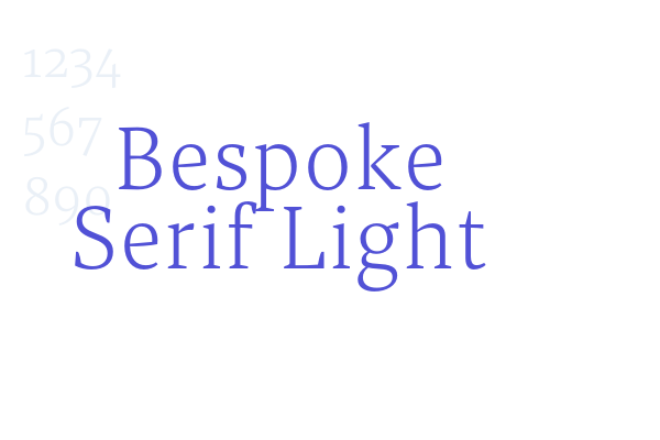 Bespoke Serif Light