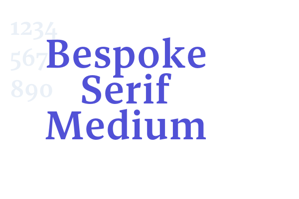 Bespoke Serif Medium