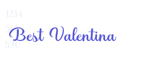 Best Valentina font free