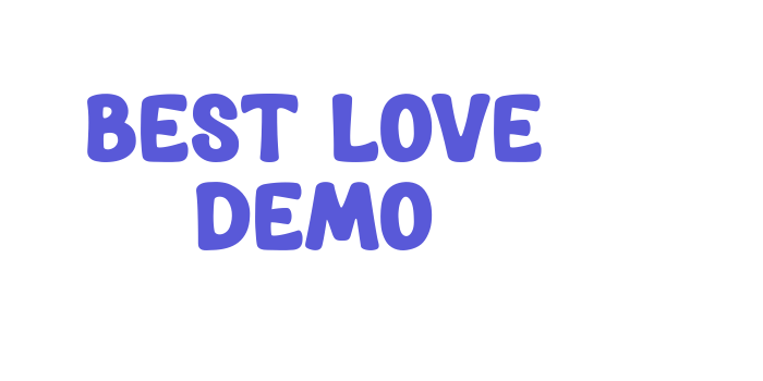 Best Love DEMO Font Download