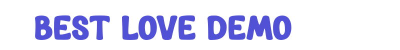 Best Love DEMO-font