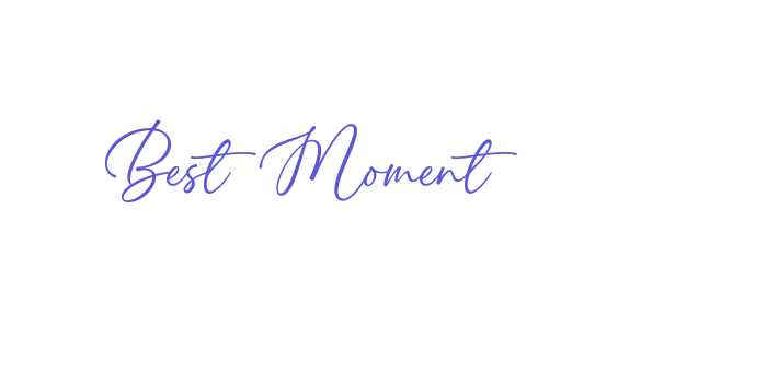 Best Moment Font Download