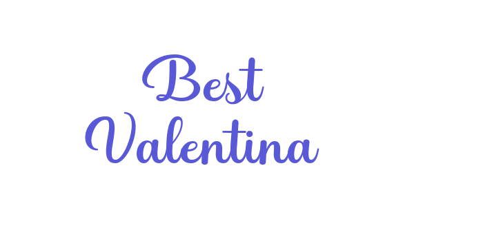 Best Valentina Font