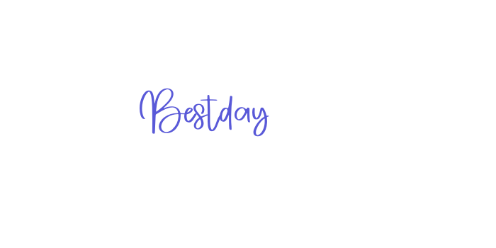 Bestday Font Download